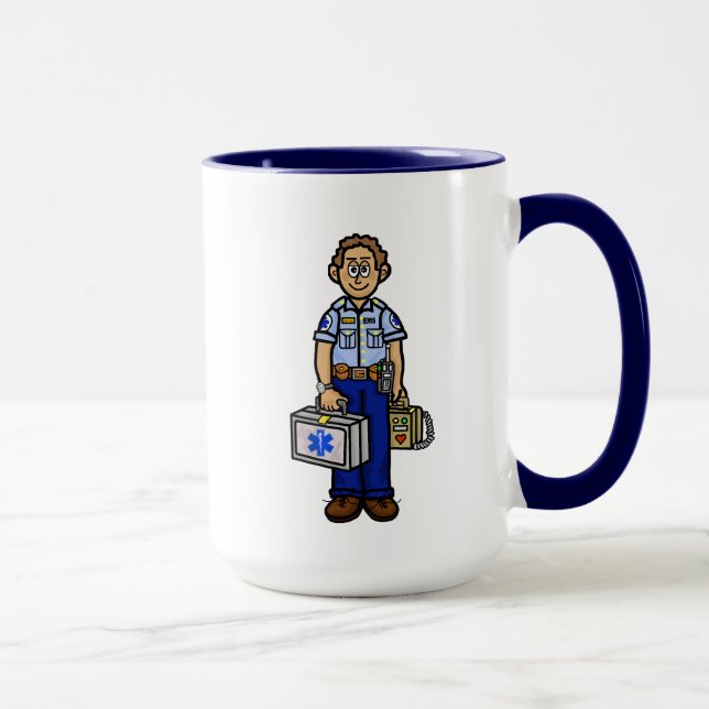Male EMS Personalised Name Mug (Right)