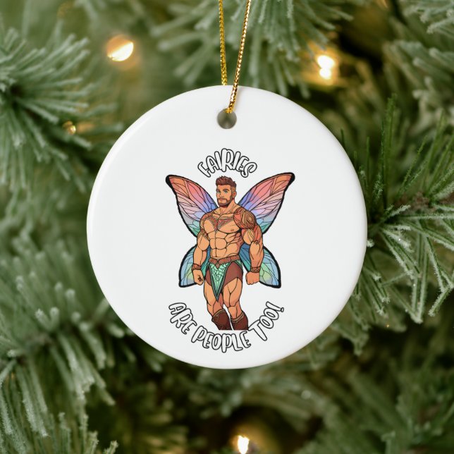 Male Fairy Ornament - Fairies are People Too (Tree)