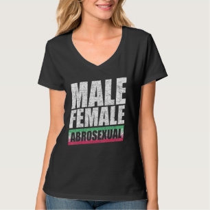 Male Female Abrosexual Flag Gay Pride Month Lgbt A T-Shirt