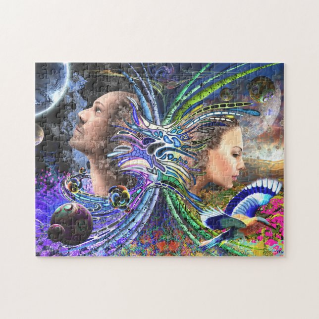 Male Female Symbolism Jigsaw Puzzle (Horizontal)
