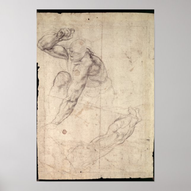 Male figure study poster (Front)