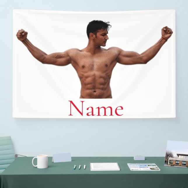 Male Fitness Model Thunder_Cove Banner (Tradeshow)