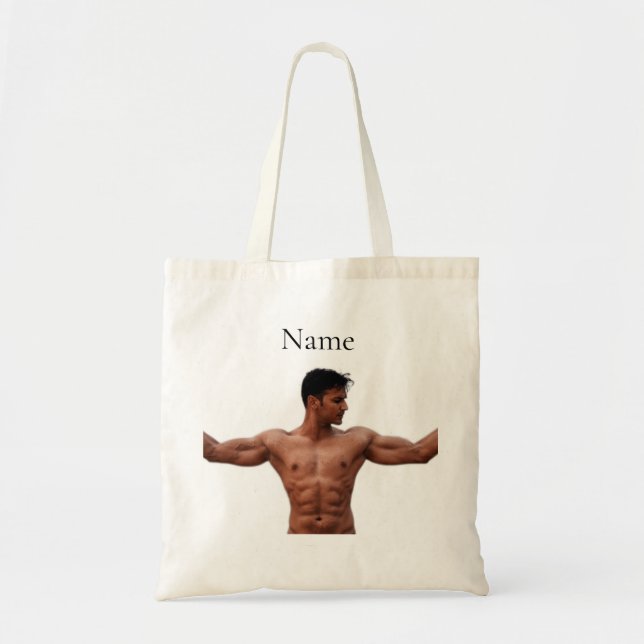 Male Fitness Model Thunder_Cove Tote Bag (Front)