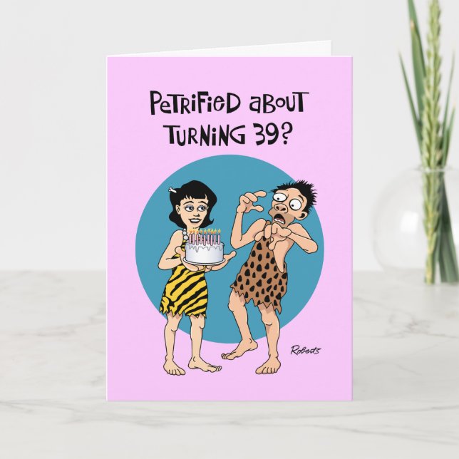 Male Friend's 39th Birthday Card (Front)