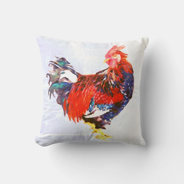 male gallinaceous ,rooster cushion (Front)