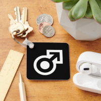 Male gender arrow symbol public men's toilet