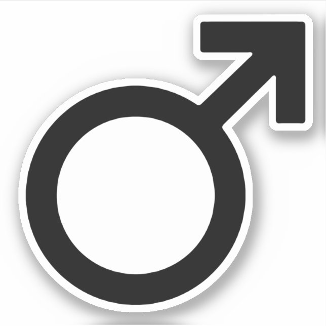 Male Gender Symbol (Front)