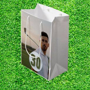  Male Golf-30 Themed  Medium Gift Bag