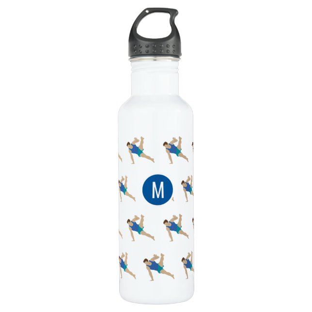 Male Gymnast 710 Ml Water Bottle (Front)
