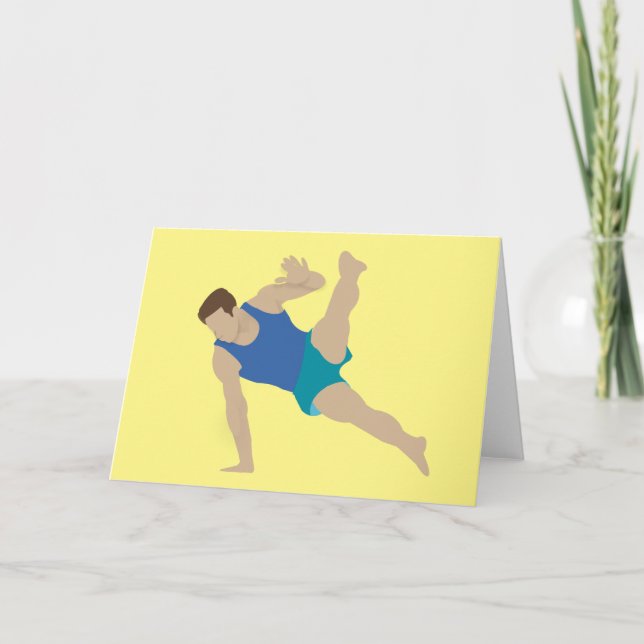 Male Gymnast Card (Front)