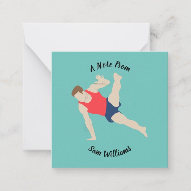 Male Gymnast Card (Front)