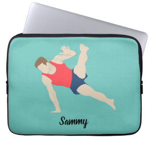 Male Gymnast Laptop Sleeve