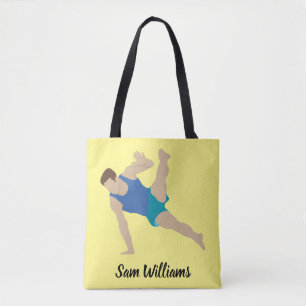Male Gymnast Tote Bag