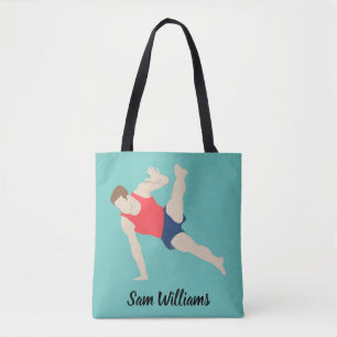 Male Gymnast Tote Bag