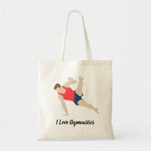 Male Gymnast Tote Bag