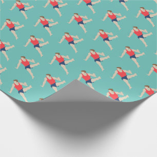 Male Gymnast Wrapping Paper