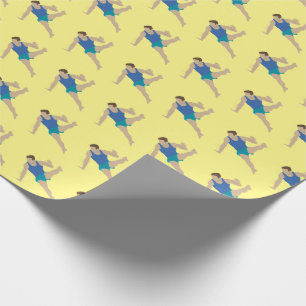 Male Gymnast Wrapping Paper