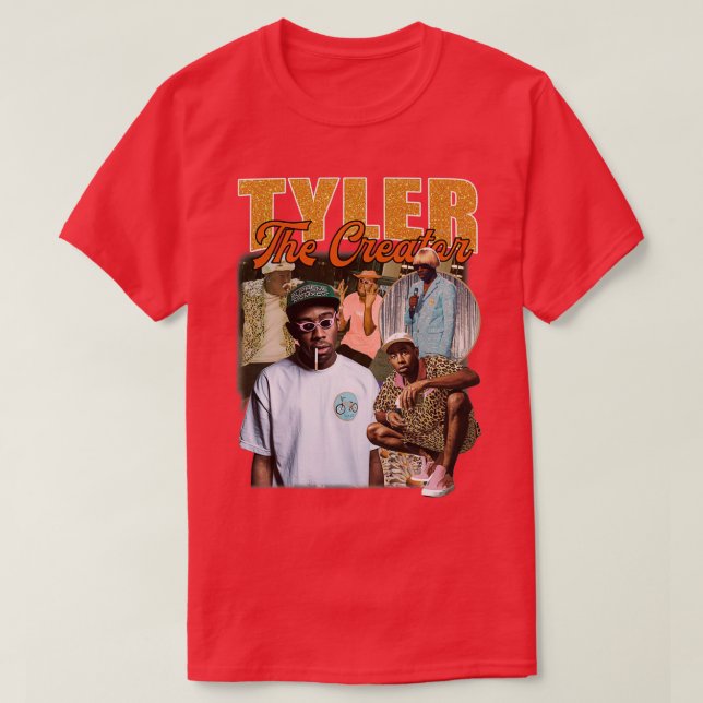 Male Idol Wearing Pink Eyeglasses T-Shirt (Design Front)