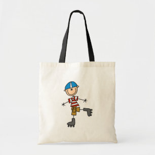 Male In-Line Skating Tshirts and Gifts Tote Bag