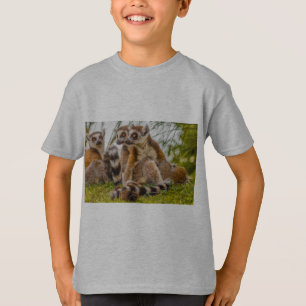 male lemur hugs his female on Hanes Sweatshirt T-Shirt