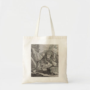 Male Lion in Serengeti National Park, Tanzania Tote Bag
