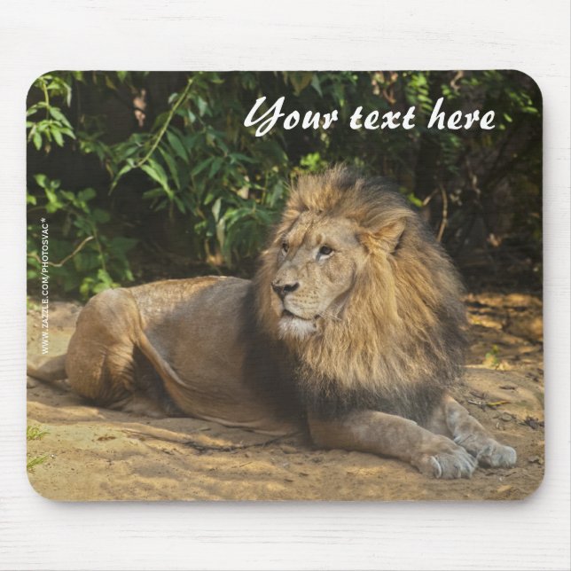 Male Lion Mousepad (Front)