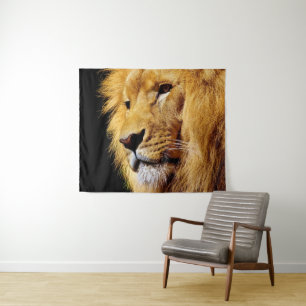 Male Lion Tapestry