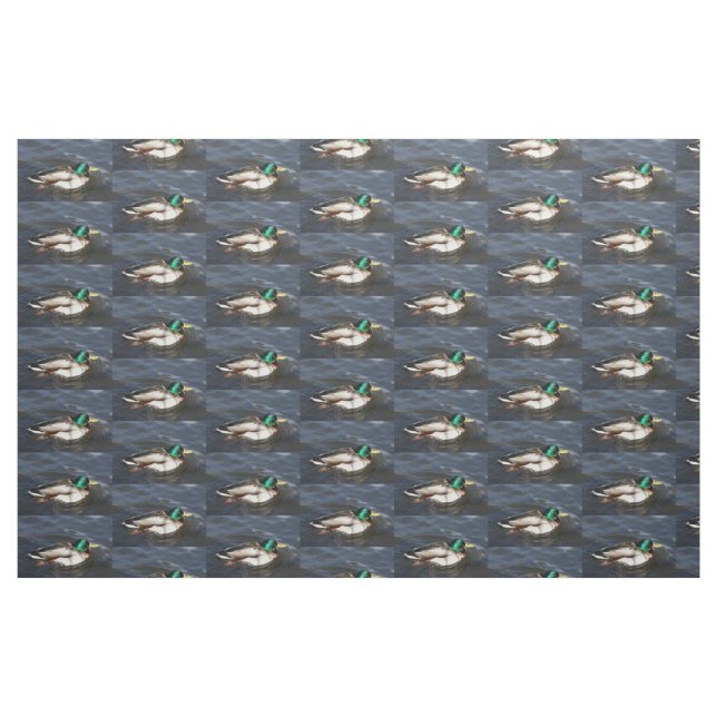 Male Mallard Duck Fabric (Fat Quarter)
