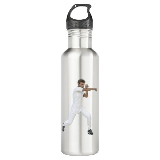 Image of Male Martial Arts Practice 710 Ml Water Bottle