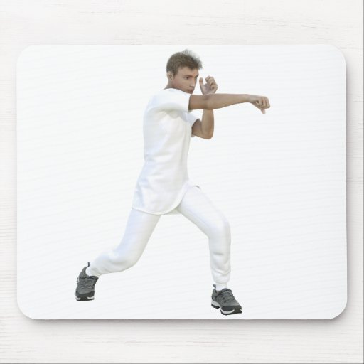 Image of Male Martial Arts Practice Mouse Mat