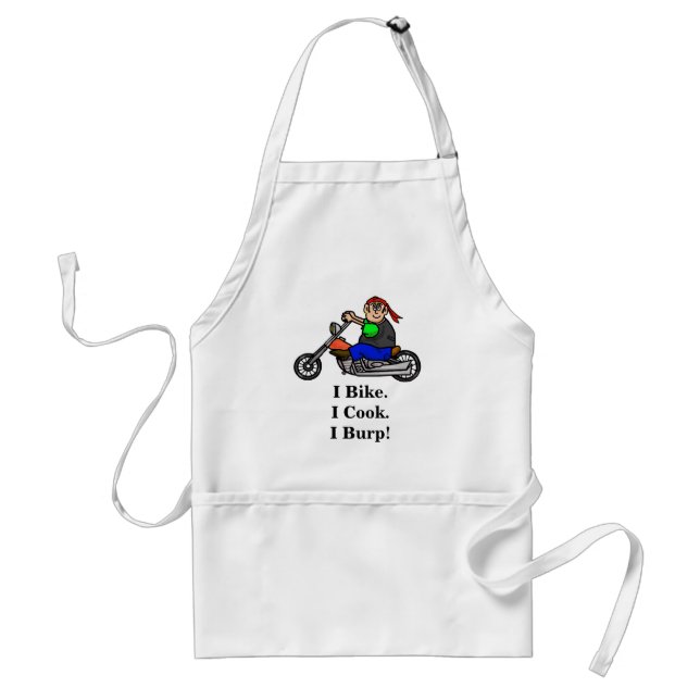 Male Motorcycle Bike Rider Apron (Front)