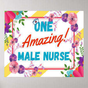 Male Nurse Appreciation Gift Idea Poster