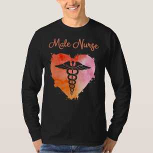 Male Nurse Gifts Nurses Nursing Graduation Caduceu T-Shirt