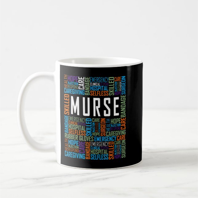 Male Nurse Man Nurse Murse International Nurse Day Coffee Mug (Left)