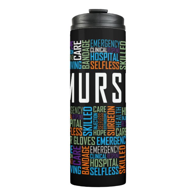 Male Nurse Man Nurse Murse International Nurse Day Thermal Tumbler (Front)