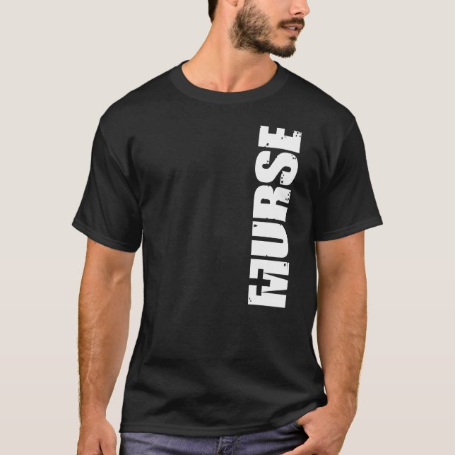 Male Nurse Murse Medical Cross T-Shirt (Front)