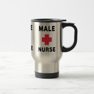 Male Nurse Travel Mug