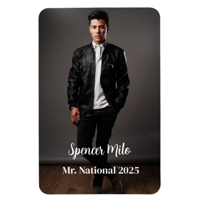 Male Pageant  Magnet (Vertical)