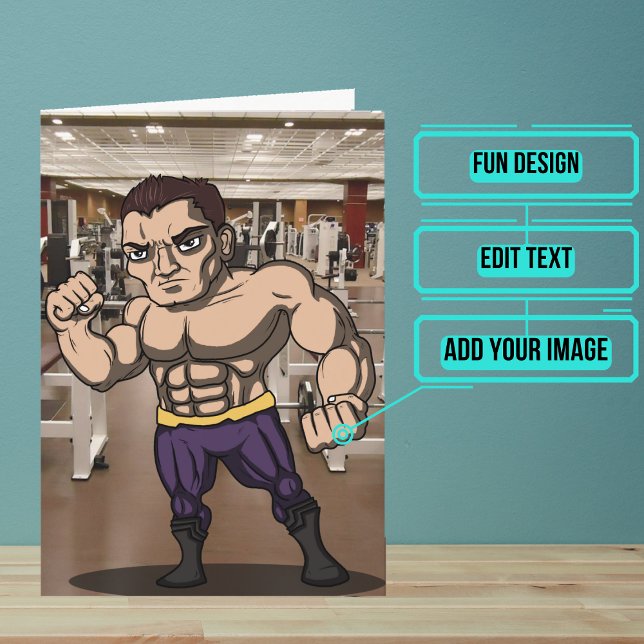 Male Personal Trainer Birthday Card (This fun card is specifically for the male personal trainer friend or family member in your life.)