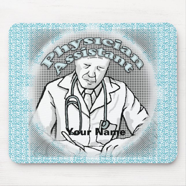 male Physician Assistant Mouse Mat (Front)
