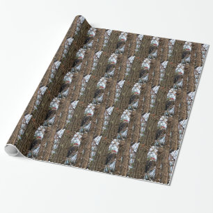 Male Pileated Woodpecker Wrapping Paper