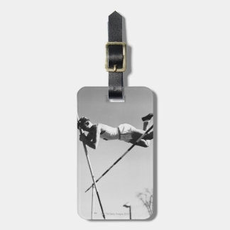 Male Pole Vaulter Luggage Tag
