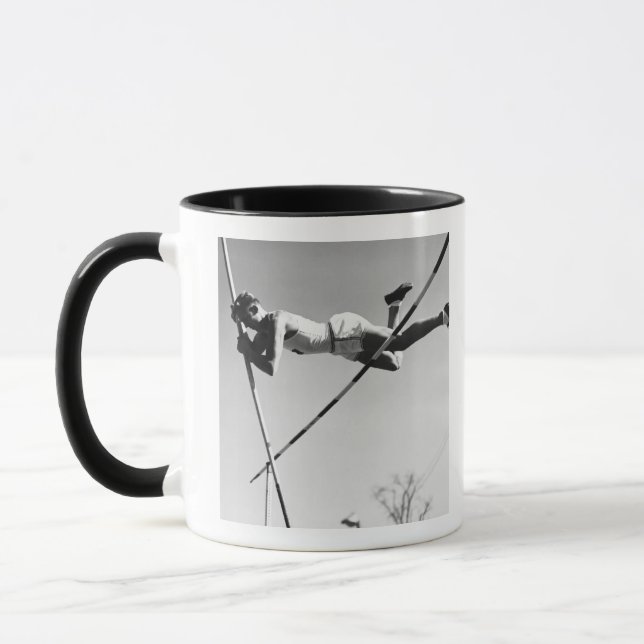 Male Pole Vaulter Mug (Left)