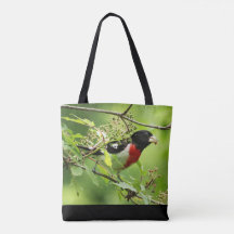 Male Rose-breasted Grosbeak Tote