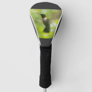 Male Ruby Throat Hummingbird Golf Head Cover