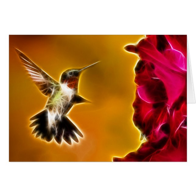 Male Ruby-throated Hummingbird (Front Horizontal)