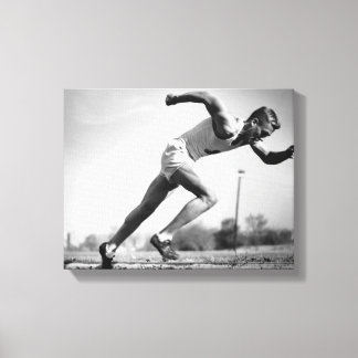 Male Runner Canvas Print