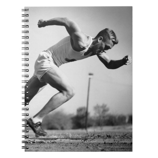 Male Runner Notebook (Front)