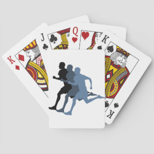 Male Runner Playing Cards