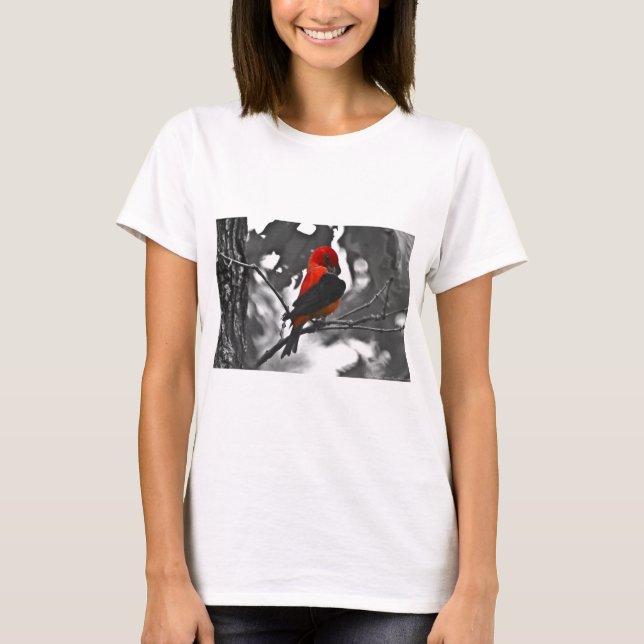 Male Scarlet Tanager T-Shirt (Front)